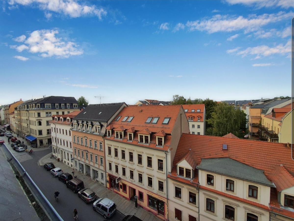 Neustadt-Aussicht - Grosse Wohnung Mit Balkon Drezno Zewnętrze zdjęcie